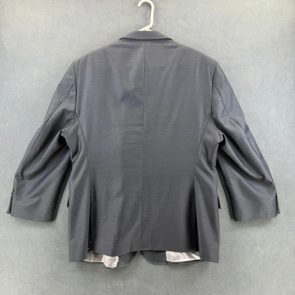 Joseph Abboud Ermenegildo Zegna Wool Blazer Mens 48S Custom Gray Sport Coat 1402